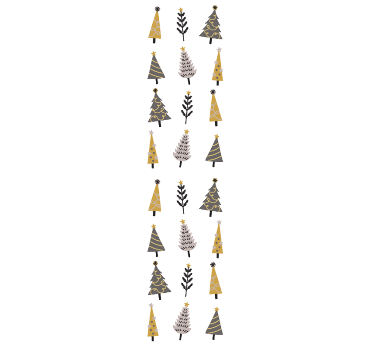 クリスマス 壁紙 ホリデーツリーのパターン - TENSTICKERS