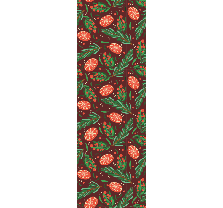 ヤドリギのクリスマスパターンのクリスマスの壁紙 - TENSTICKERS