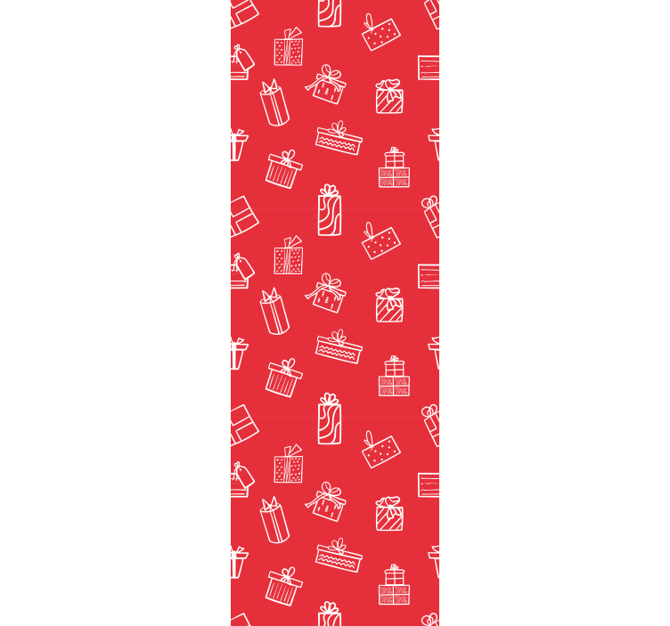 クリスマス 壁紙 ギフトパターンモチーフ - TENSTICKERS
