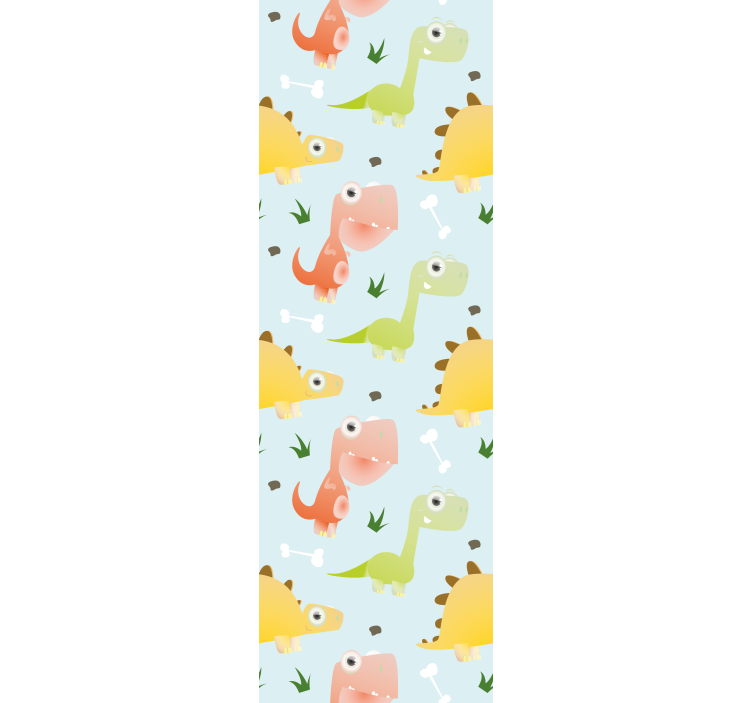 恐竜 壁紙 遊び心のある恐竜の模様 - TENSTICKERS