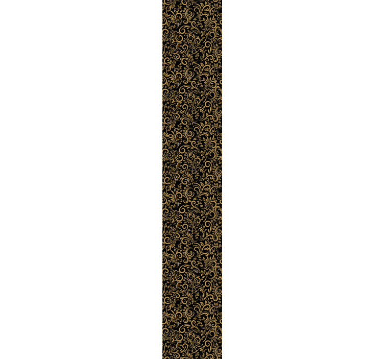 観賞用 壁紙 エレガントな葉の巻物 - TENSTICKERS