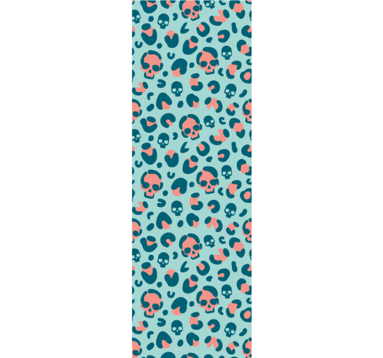 ハロウィーン壁紙 頭蓋骨の模様 - TENSTICKERS