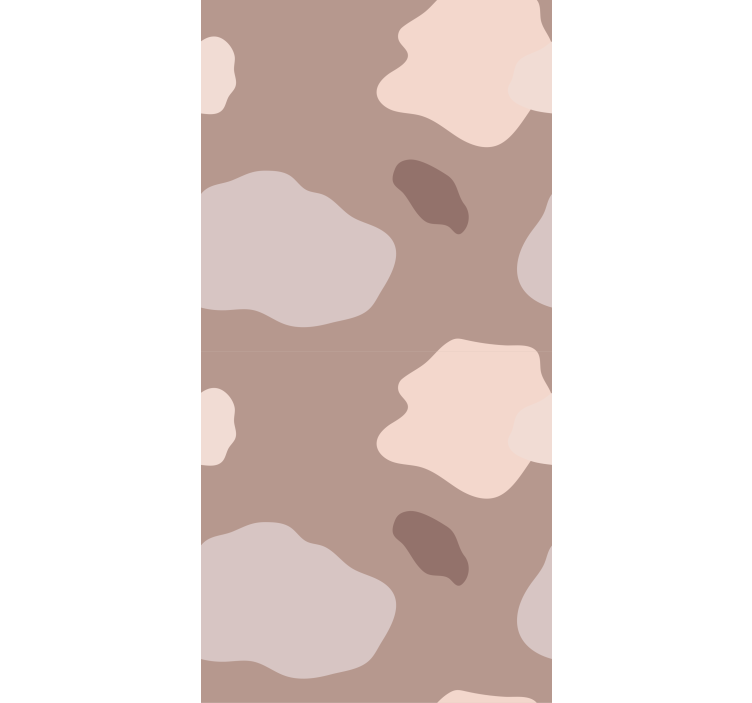 寝室 壁紙 抽象的な雲のモチーフ - TENSTICKERS