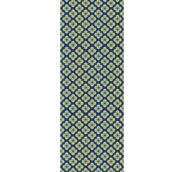 花 壁紙 装飾的なパターン - TENSTICKERS