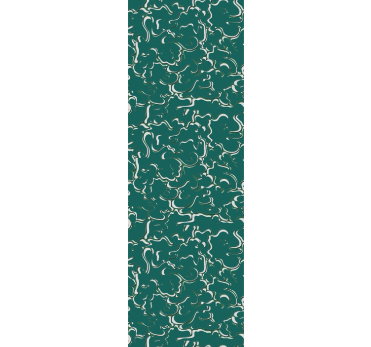 幾何学的壁紙 抽象的な渦巻き - TENSTICKERS