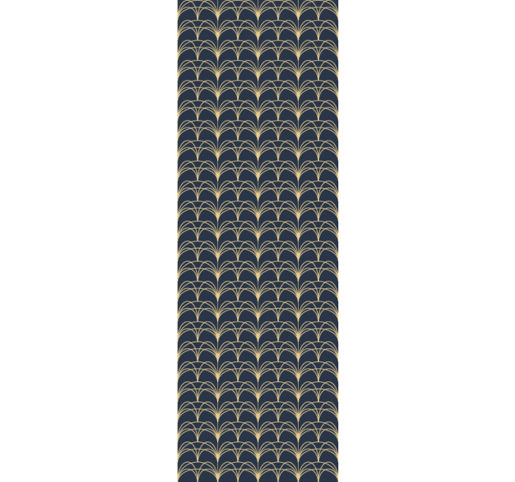 幾何学的壁紙 アールデコのアーチ - TENSTICKERS