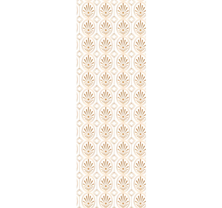 観賞用 壁紙 幾何学的な花柄 - TENSTICKERS