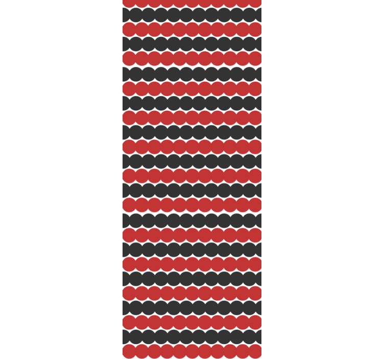 幾何学的壁紙 幾何学的なスカロップ - TENSTICKERS