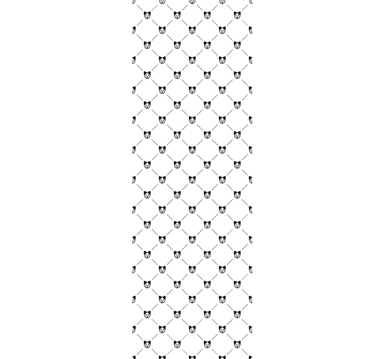 猫 壁紙 猫のシルエットパターン - TENSTICKERS