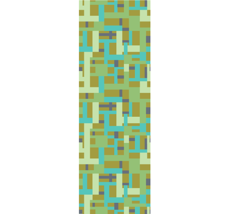 幾何学的壁紙抽象パターンデザイン - TENSTICKERS