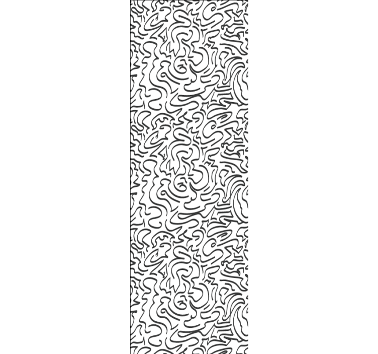 風に触発された落書きモダンな壁紙 - TENSTICKERS