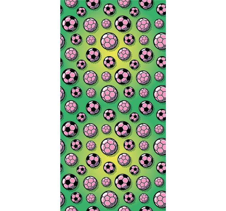 グラデーションサッカー場の十代の寝室の壁紙 - TENSTICKERS