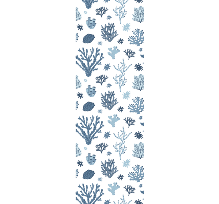 自然 壁紙 海洋植物のパターン - TENSTICKERS