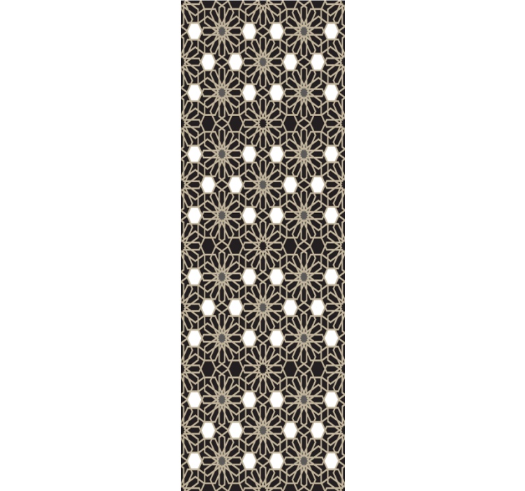 タイル 壁紙 幾何学的な花柄テーマ - TENSTICKERS