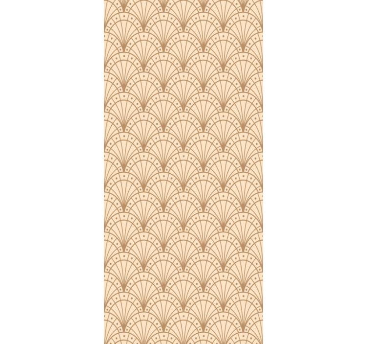 事務所 壁紙 エレガントな扇模様 - TENSTICKERS