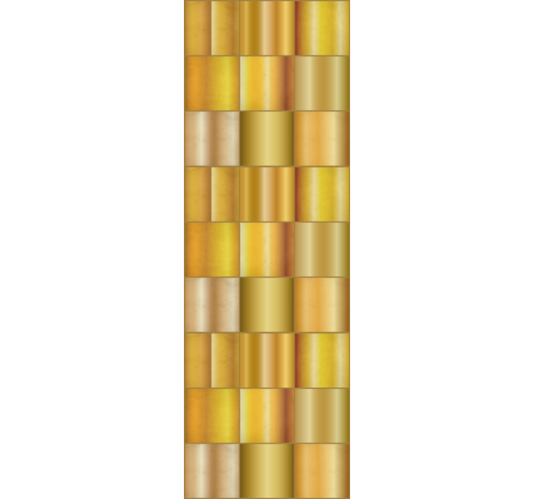 ゴールドイエローブロックモダンな壁紙 - TENSTICKERS