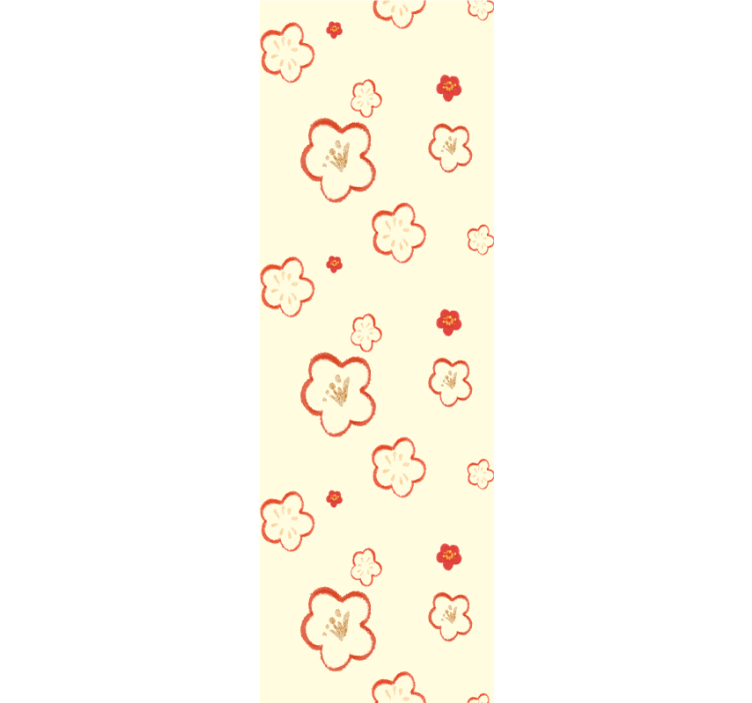 壁紙 花 繊細な花柄 - TENSTICKERS