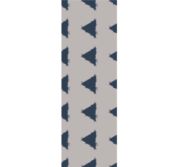 三角形 壁紙 モダンジオメトリックプリント - TENSTICKERS