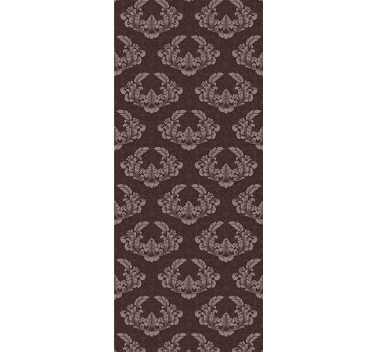 バロック壁紙クラシックフラワーパターン - TENSTICKERS