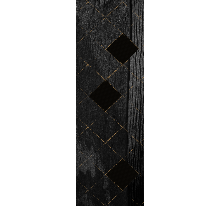 タイル 壁紙 エレガントな黒のパターン - TENSTICKERS