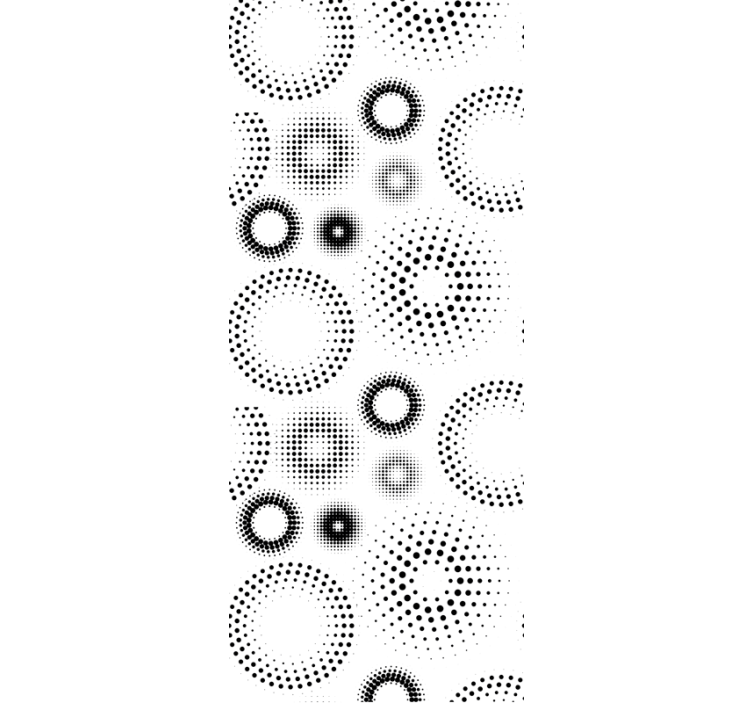 水玉 壁紙 点描ジオメトリー - TENSTICKERS