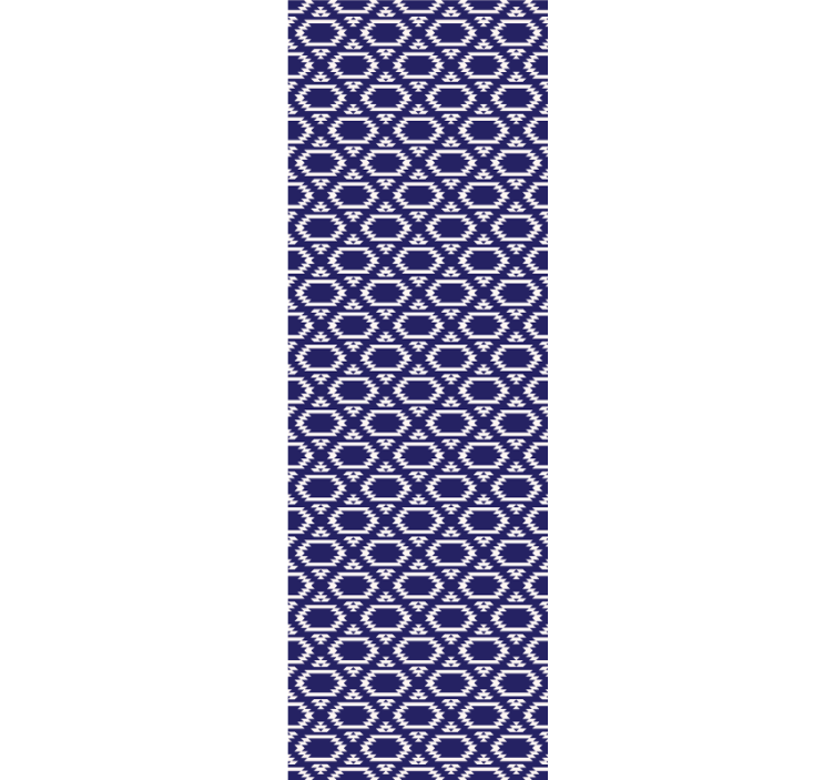 不規則な青いひし形の抽象的な壁紙 - TENSTICKERS