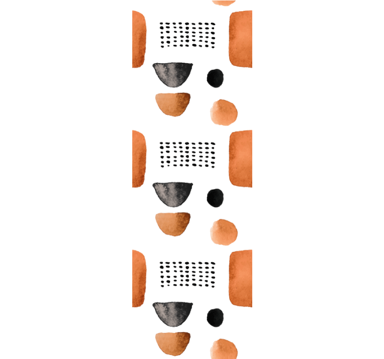 幾何学的壁紙モダンシェイプパターン - TENSTICKERS