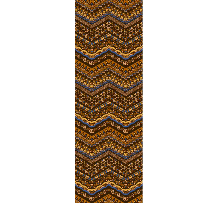 アート 壁紙 幾何学模様の波 - TENSTICKERS