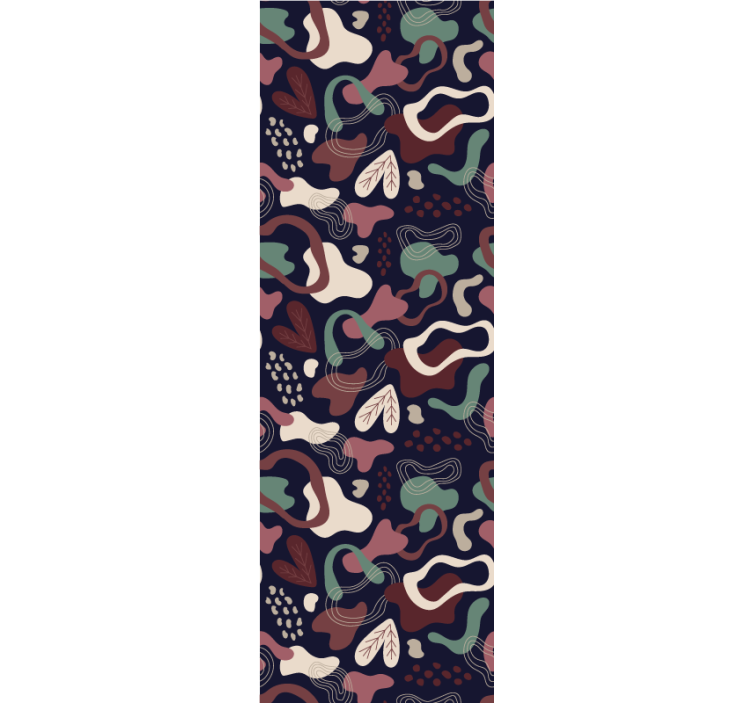 概要の壁紙流動的幾何学模様 - TENSTICKERS