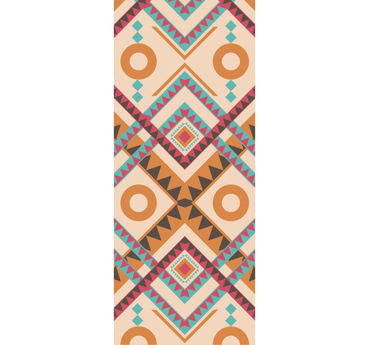 色とりどりのダイヤモンドパターンの壁紙 - TENSTICKERS