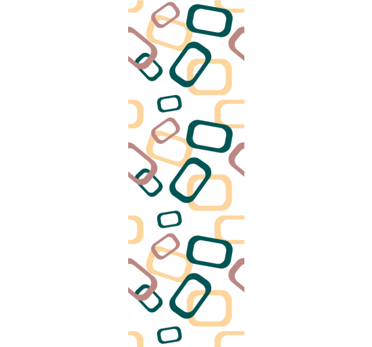 抽象的な不規則なフォーム抽象的な壁紙 - TENSTICKERS