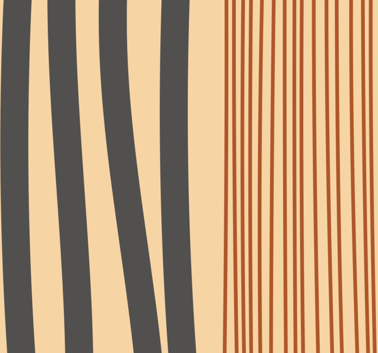 リビング 壁紙 おしゃれ ボヘミアンストライプデザイン - TENSTICKERS