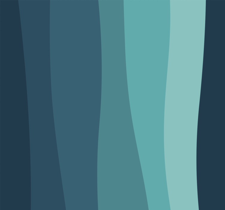 3d 壁紙 曲がる海の波 - TENSTICKERS