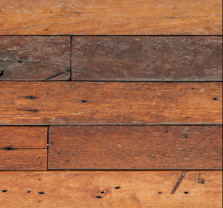 マスターベッドルームの壁紙木製パネルアクセント - TENSTICKERS