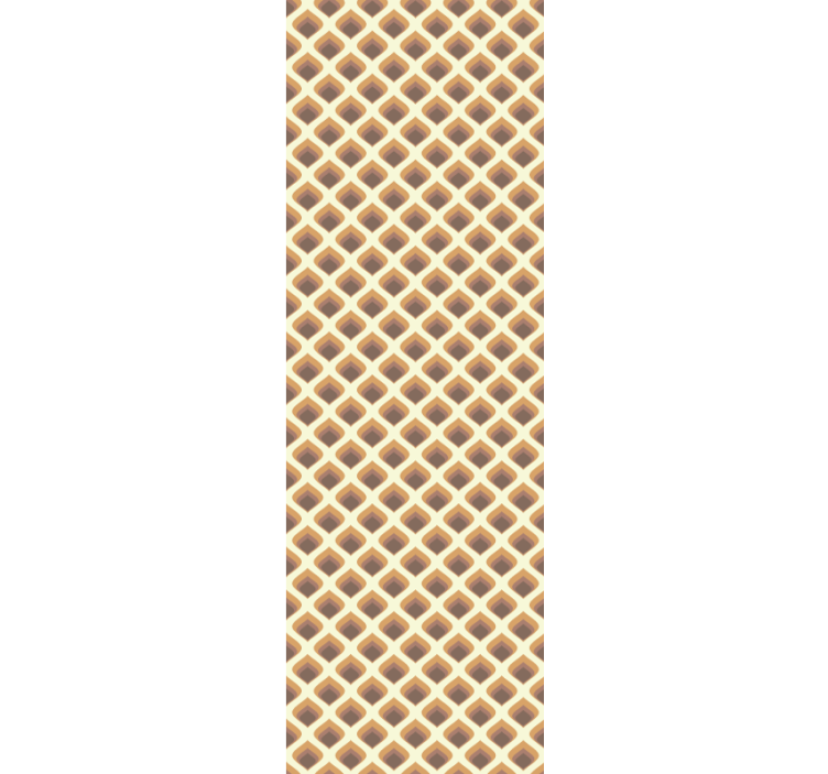 60 年代の花びらのビンテージ壁紙 - TENSTICKERS