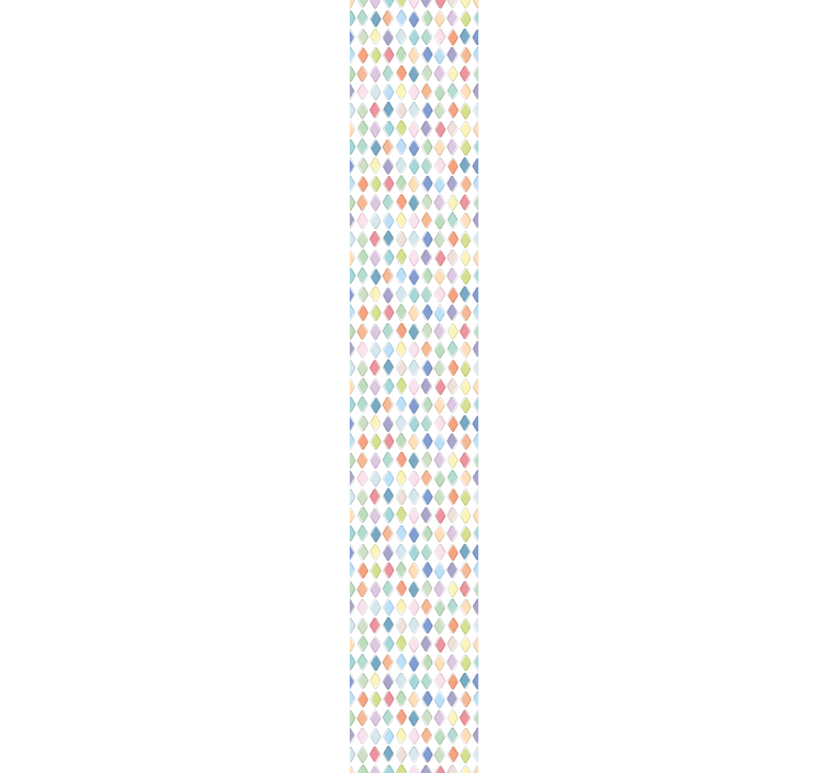 カラフルなハーレクイン ダイヤモンド アート 壁紙 - TENSTICKERS