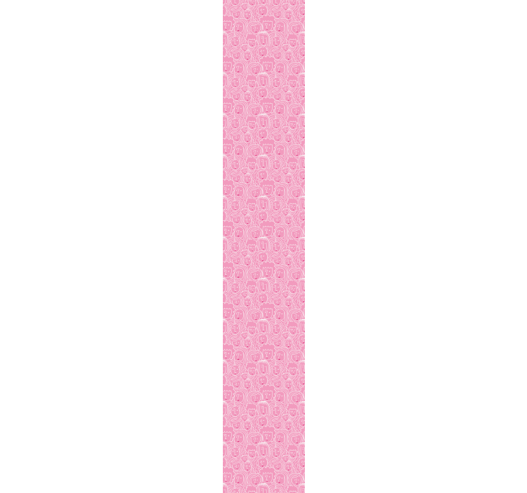 女の子 顔 アート 壁紙 - TENSTICKERS