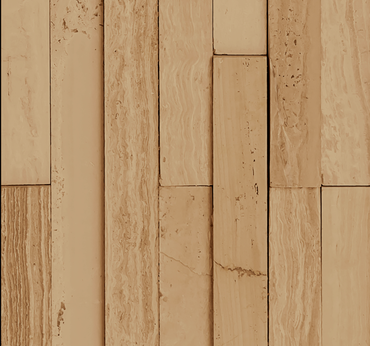 マスターベッドルームの壁紙 ライトオーク材 - TENSTICKERS