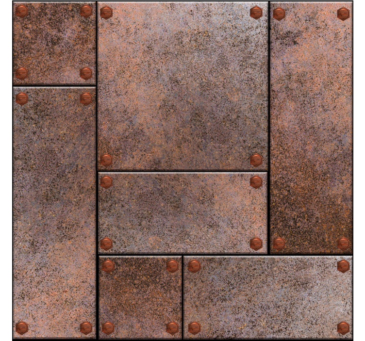 ティーンエイジャーの寝室の壁紙 金属板 - TENSTICKERS