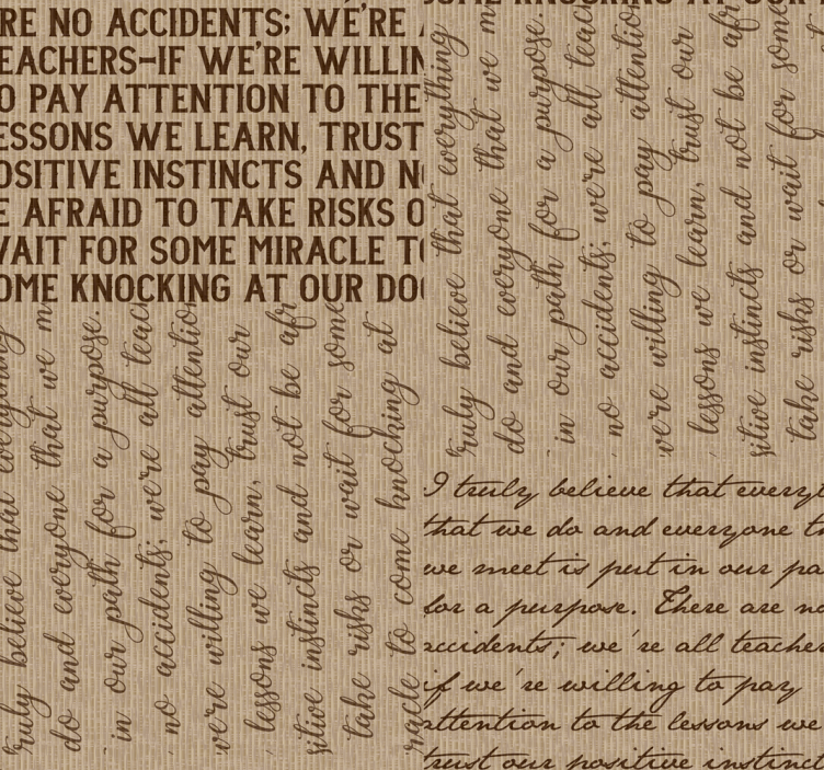 レタリング壁紙 感動的なフレーズ - TENSTICKERS