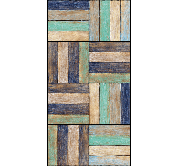 テクスチャとパターン 壁紙 素朴な木のパネル - TENSTICKERS