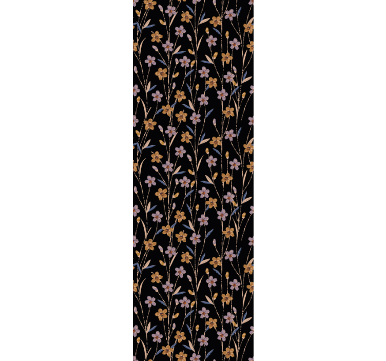 花 壁紙 花茎パターン - TENSTICKERS