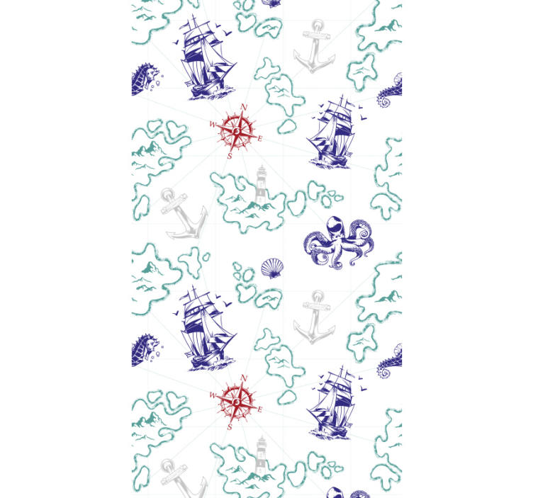 宝の地図キッズ子供壁紙 - TENSTICKERS