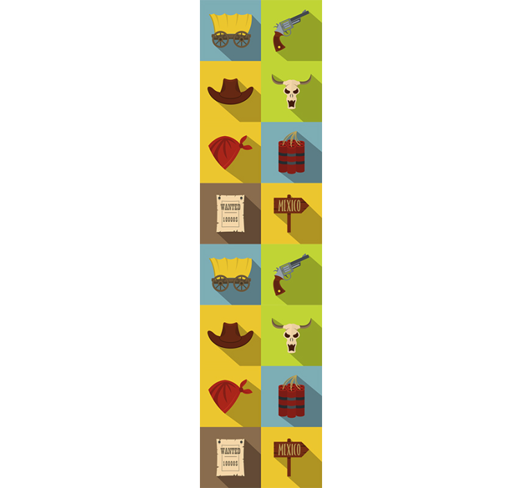 カスタム壁紙西部テーマ要素 - TENSTICKERS