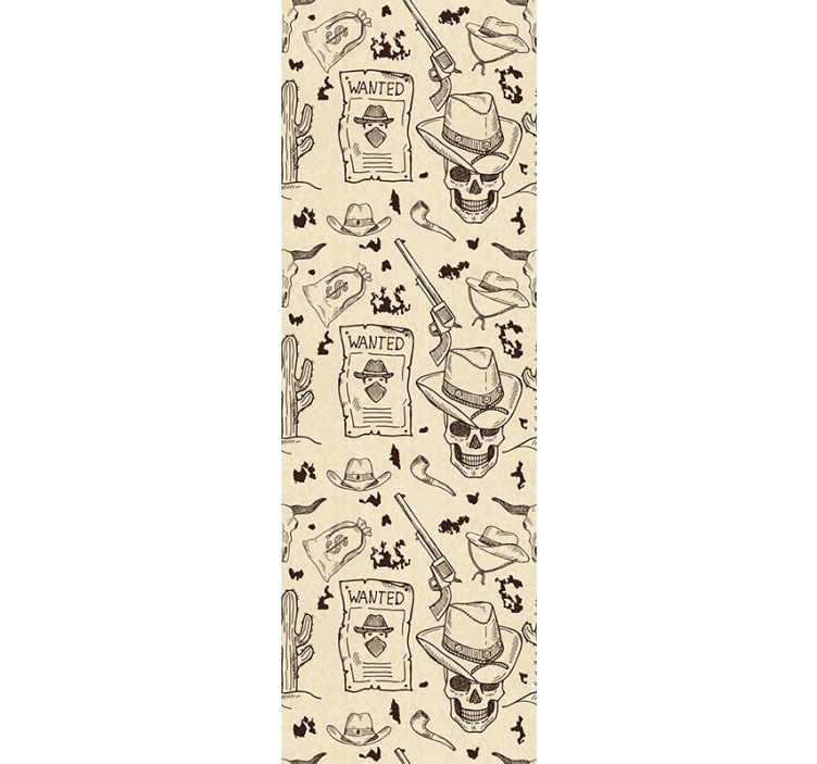 西部のアイコンの寝室の壁紙 - TENSTICKERS