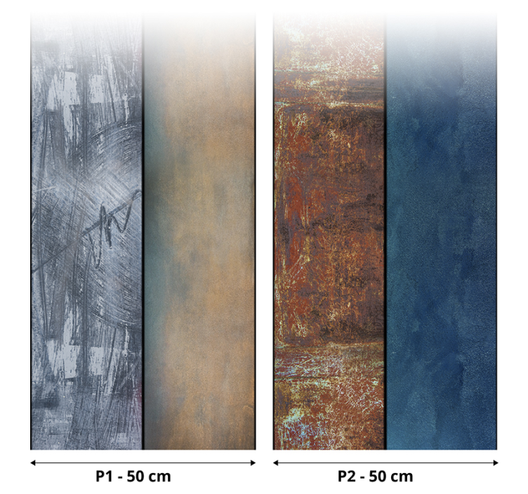 冬の風景の抽象的な壁紙 - TENSTICKERS
