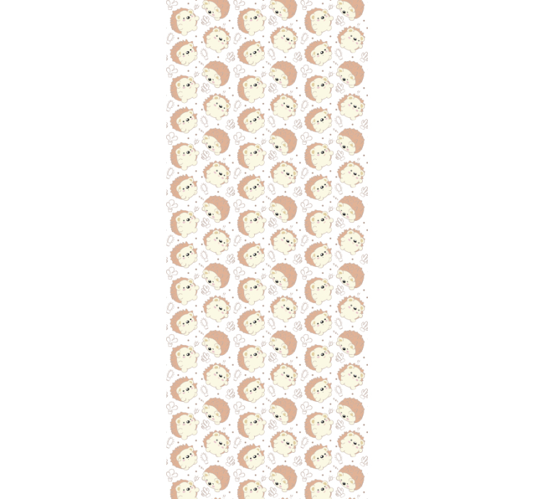 ヤマアラシ柄の壁紙 - TENSTICKERS