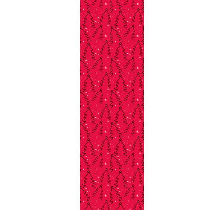 クリスマス 壁紙 装飾的なホリデーツリー - TENSTICKERS