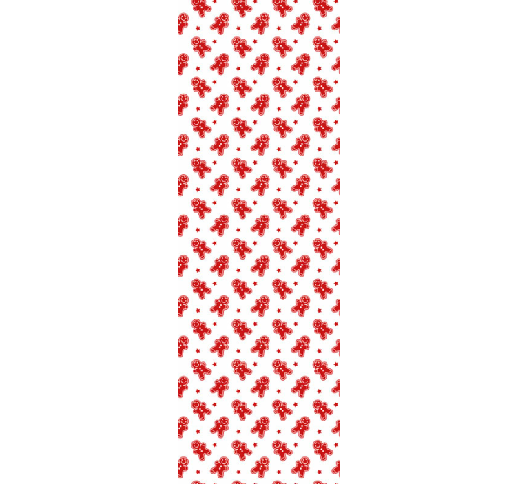 クリスマス 壁紙 おしゃれなジンジャーブレッド柄 - TENSTICKERS