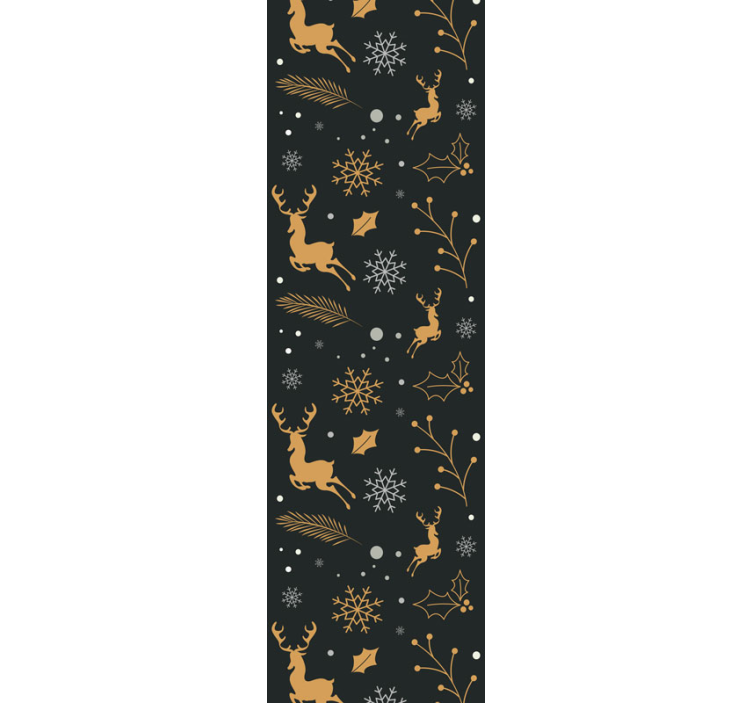 クリスマス 壁紙 ゴールデンリンダーモチーフ - TENSTICKERS